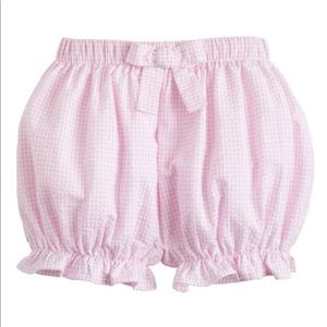 Little English Bow Bloomer Light Pink Gingham NWT